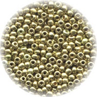 11/o Czech SEED BEADS - Metallic Gold