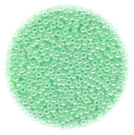 11/o Japanese SEED BEADS - Trans. Spring Green Luster