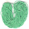 13/o Czech CHARLOTTE Beads - Opaque Green