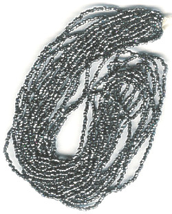 13/o Czech 3-CUT Beads - Gunmetal
