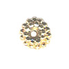 4x8mm 14kt Gold-Filled Bumpy Edged Disc / Spacer Bead