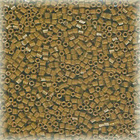 15/o HEX BEADS: Opaque Brown