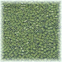 15/o HEX BEADS: Olive Green