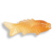 10x28mm Carnelian Agate FISH Animal Fetish Bead
