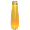 8x28mm Transparent Topaz Pressed Glass 4-Sided Focal DROP Bead