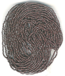 12/o Czech 3-CUT Beads - Opaque Brown