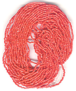 12/o Czech 3-CUT Beads - Medium Red