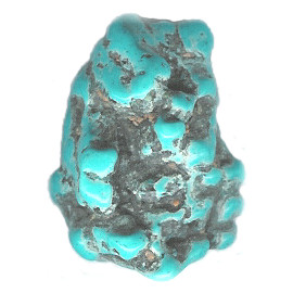 30x40mm Natural Blue Mexican Turquoise STONE, NUGGET Bead