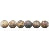 6mm Natural Buri Nut ROUND Beads