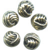 14mm Antiqued Metallic Bronze Acrylic French Knot ROUND Beads