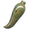 17x45mm Green African Opal CHILI PEPPER Pendant/Focal Bead