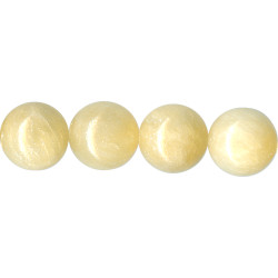 12mm Aragonite ROUND Beads