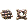 7x10mm Antiqued Copper Bali Style RONDELL Beads