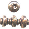 8x8mm Antiqued Copper RONDELL Beads