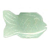 10x18mm 3-D Green Aventurine FISH Animal Fetish Bead