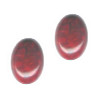 12x18 Block Coral (Simulated) OVAL CABOCHONS