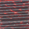 CZECH #30 (2x30mm) *Inside Twist* BUGLE BEADS: Transparent Red Silver-Lined