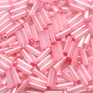 Mill Hill® #G72005 (Japanese) 1.9x6mm BUGLE BEADS: Dusty Rose (Color-Lined Pink Luster)