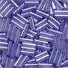 Mill Hill®: #G72009 (Japanese) 1.9x6mm BUGLE BEADS: Translucent Dusty Ice Lilac (Periwinkle Blue), Color Lined