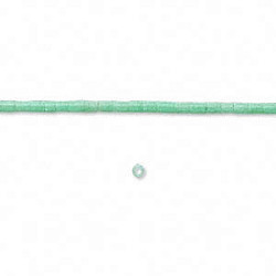 22" Strand, 2.5x3mm Block Kingman Turquoise HESHI Beads