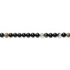 2mm Natural Black Agate ROUND Beads - 16" Strand