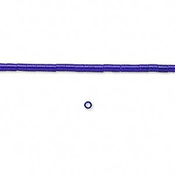 22" Strand, 2.5x3mm Block Lapis Lazuli (Simulated) HESHI Beads