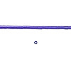 22" Strand, 2.5x3mm Block Lapis Lazuli (Simulated) HESHI Beads