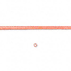 22" Strand, 3x3.5mm Block Orange Coral HESHI Beads