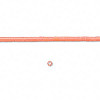 22" Strand, 3x3.5mm Block Orange Coral HESHI Beads