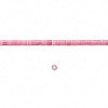 22" Strand, 2.5x3mm Block Pink Shell (Simulated) HESHI Beads