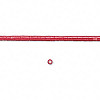 22" Strand, 2.5x3mm Block Red Coral HESHI Beads