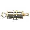 10mm Gold Plated Barrel CLASPS