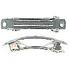 1-1/2" Silvertone Metal French-Style Hair Clip, BARRETT Component