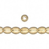 6x7.5mm Solid Brass Smooth OVAL Beads