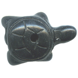 12x18mm Blackstone TURTLE Animal Fetish Bead