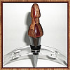 Segmented Walnut, Cherry & Mahogany Chrome Finish Wine Bottle Stopper ~ JBC Woodcraft®