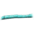 2mm Reconstituted Blue Turquoise HESHI Beads - 18" Strand