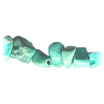 8" Strand Chinese Turquoise CHIP/NUGGET Beads