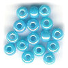 5mm Light Blue Rainbow Luster French Glass "E" BEADS (Rocaille)