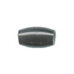1/2" Black Horn HAIRPIPE TUBE Beads