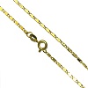 18" Finished 18K Gold Filled 1.5mm Dainty SCROLL CHAIN Necklace with Spring Clasp