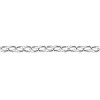 16" Unfinished Sterling Silver 1.4mm Fine Oval Cable CHAIN