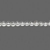 4mm Crystal Rock Quartz ROUND Beads