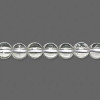8mm Crystal Rock Quartz ROUND Beads