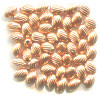 3x5mm Copper Spiral Oval / Rice Beads