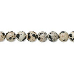 6mm Dalmatian Jasper ROUND Beads