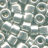 DB0032: 11/o MIYUKI DELICAS - Metallic Rhodium Plated