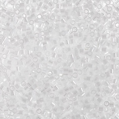 DBS0201: 15/o MIYUKI DELICA™ - Opaque White Pearl Ceylon