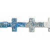 12x16mm Denim Lapis Carved CROSS/CRUCIFIX Beads