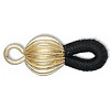 Gold-Plated 6.5mm Fluted Ball, Black EYEGRASS GRIP Components